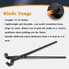 V-SEK Blacksmith Tongs Set - V-Bit, Flat, Blade, Square Jaw, Wolf Jaw Tongs (5PCS) view 4