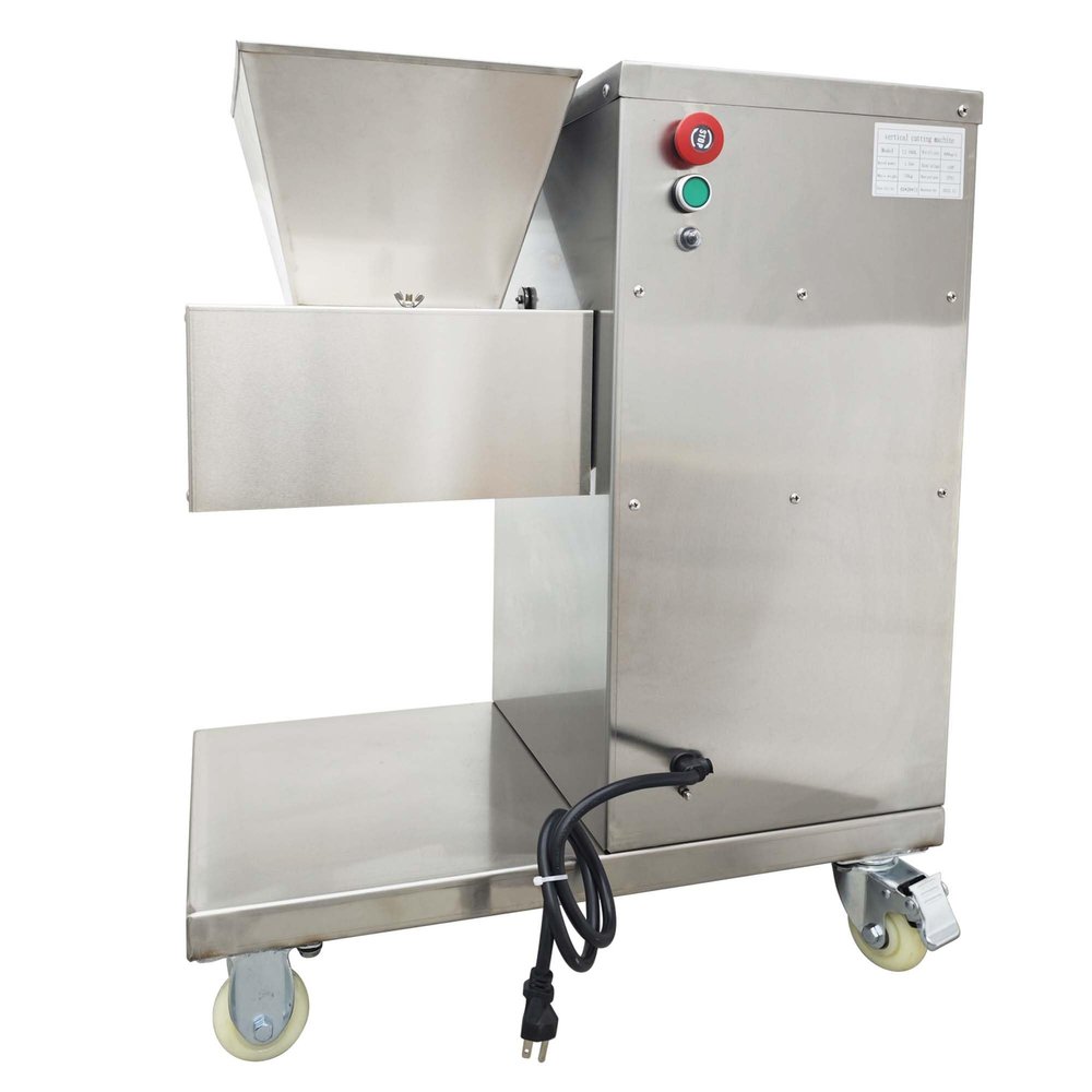 HQHAOTWU 6mm Blade Commercial Meat Slicer Stainless Steel Meat Cutter 1760LB/H Electric Meat Cutting Machine 1100W Commercial Meat Slicer for Market Restaurant 110V (TJ-180L Series)