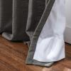 TWOPAGES Blackout Pinch Pleated Curtain 63 Inch Long for Small Window, Lined Thermal Insulated Chocolate Tart Linen Textured Curtain Window Treatment Drape (1 Panel, 26W x 63L) view 4