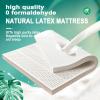 BIRJXVTO 100% Natural Latex Topper - Full Size - Durable and Not Easy to Collapse,Latex Mattress Topper for Back Pain,Breathable and Comfortable,7.5cm,100x190cm view 3
