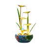 Tabletop Fountains Tabletop Water Fountain Wrought Iron Creative Tabletop Waterfall Decorative Fountain - Small Water Landscape Lucky Ornaments Indoor Tabletop Water Fountain(A) view 1