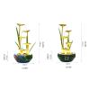 Tabletop Fountains Tabletop Water Fountain Wrought Iron Creative Tabletop Waterfall Decorative Fountain - Small Water Landscape Lucky Ornaments Indoor Tabletop Water Fountain(A) view 2
