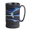  AWASAKA PM88-A02K Large Mug Tableware, Blue Flow, Made in Japan, Diameter 3.3 x 5.5 inches (85 x 140 mm), 23.6 fl oz (600 cc) view 1