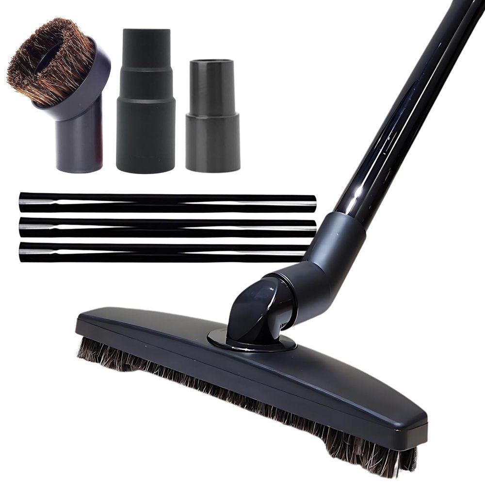 for Shark Vacuums: Hardwood Floor Brush Head, Horsehair Dust Brush Attachment plus Vacuum Extension Wands (for Shark Rocket HV300 HV301 HV322 HV320 & UV725, UV900 & Rotator NV500 NV501)