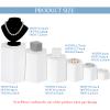 Jetec Hexagonal Jewelry Display Risers Hexagonal Market Display Risers Stands Acrylic Showcase Acrylic Stand for Jewelry Model Figures Decoration, 6 Sizes(White,24 Pieces) view 2