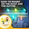 Leafeon Christmas Light Clips for Outside 100PCs - S-Shaped Gutter Clips for Hanging Outdoor Lights (1.35 x 0.53) view 2