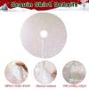 Christmas Tree Skirt 50" Round Sparkly Iridescent Sequin Fall Large Ornaments Xmas New Years Party Decorations view 4