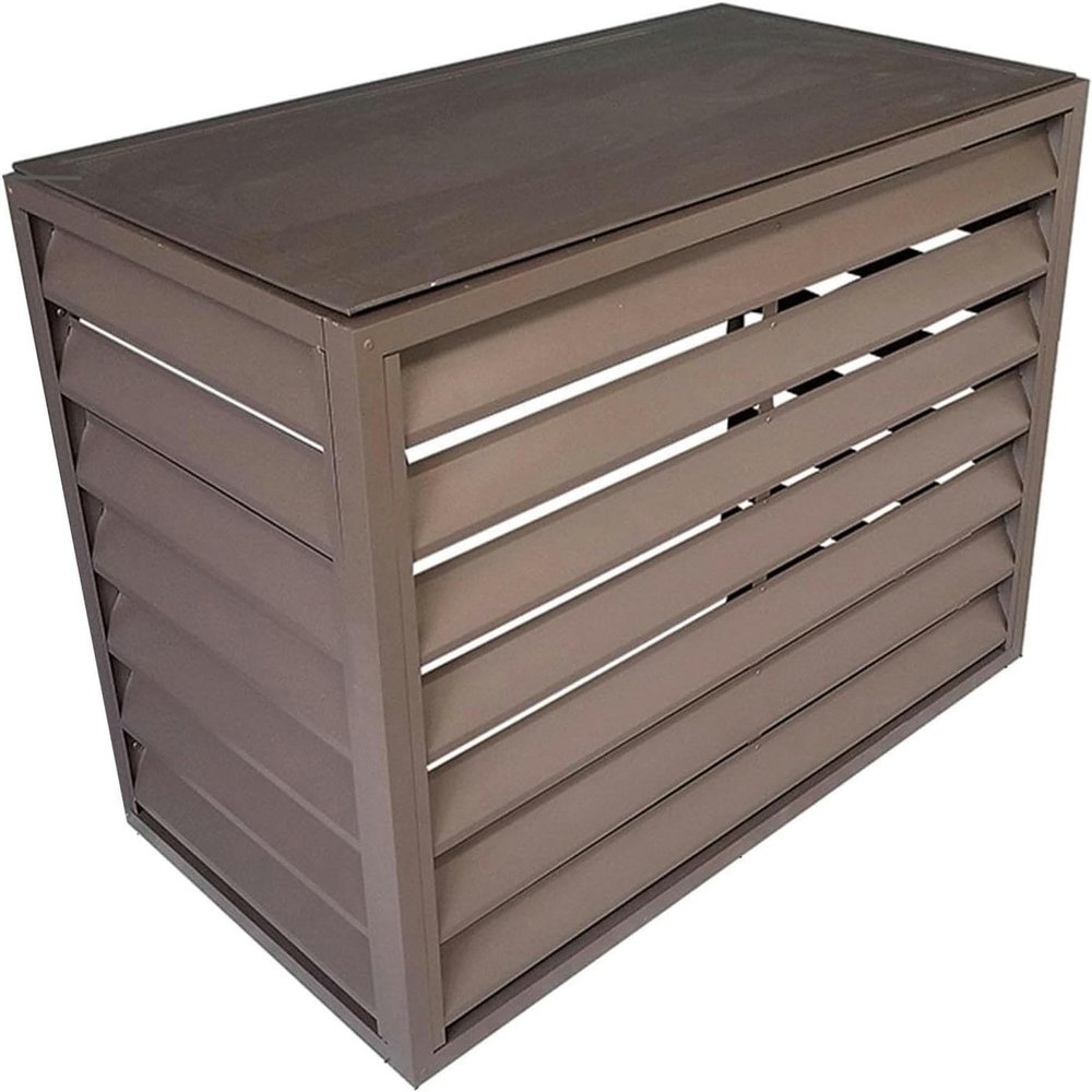 Aluminum Air Conditioner and Heat Pump Cover,Mini Split Air Conditioner Cover for Outside Units,Dustproof and waterproof,Anti-Theft Sturdy Aluminum AC Covers,Noise Reduction ,Suitable for indoor and o