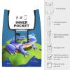 BTCHING Tote Bag Reusable Grocery Bag Foldable Shoulder Bag Washable A Cartoon Frog Shopping Bag Canvas Tote Bag for Work Travel view 3