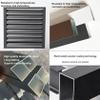 Aluminum Air Conditioner and Heat Pump Cover,Mini Split Air Conditioner Cover for Outside Units,Dustproof and waterproof,Anti-Theft Sturdy Aluminum AC Covers,Noise Reduction ,Suitable for indoor and o view 4