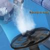 YJLTKL Remote Control (5 Fan Blades / 7 Fan Blades), 16in Black Floor Fan, Whisper Quiet Cooling Pedestal Fan, Low Noise, Molecular Atomization Cooling, Timing Function, For Courtyards Patio(A) view 2