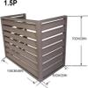 WZUOPG ,Mini Split Cover,mini Split Unit Cover,mini Split ac Cover,Aluminum Air Conditioner and Heat Pump Coverac Cover for Outside Unit,Cover for Split Unit, Suitable for Outdoor air Conditioning view 2