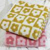 Hand Towels for Bathroom Decorative Checkered Yellow Set of 2 Hand Towels for Kitchen 100% Cotton Soft Absorbent Bath Towels view 2