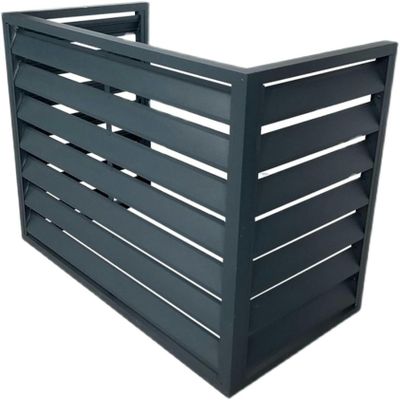 Aluminum Air Conditioner and Heat Pump Cover ,Fence to hide air conditioner,mini split ac cover for outside unit ,mini split standac cover for outside unit ac cover for outside unit noise reduction