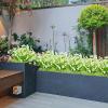 Bacucine 24 Bundles Artificial Calla Lily Artificial Flowers for Outdoors UV Resistant Plastic Flowers for Porch Garden Window Box Table Decor (White) view 4