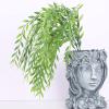 Xnferty Artificial Weeping Willows Stems, 20IN Fake Salix Leaves Branches with Green Leaves Willows Leaf Spray Picks Faux Greenery Plants Stems for Wedding Flower Arrangement Table Office Home(#1) view 2