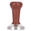 58mm Stainless Steel Wood Coffee Tamper, 58mm Coffee Tamper Handle Coffee Tamper Coffee Powder Pressing Tamping Tool for Home Use view 4