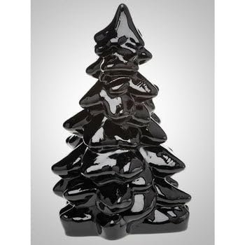 Holiday Christmas Trees - American Made - Mosser Glass USA - Large 8" (Black Raspberry)