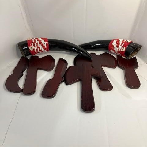 HomeLoft Basics Herramientas de Shango Chango Tools Ogue Santeria OSHA Santo Ifa Palo, Brown