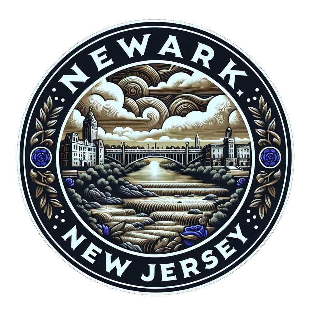 Newark New Jersey Souvenir Die Cut Decorative Flat Magnet 2-Inch