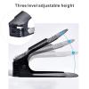 AKYLDI Shoe Stacker, Adjustable Shoe Stackers for a Pair of Shoes, Double Deck Shoe Organizer for Closet for Closet Organization,Blue-15 view 3