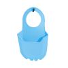 XUYUH Sink Hanging Bag Convenient Sink Organizer Efficient Dish Sponge Holder Storage Bag for Dishwashing Tools Soap Dish Drainer Accessory, 20x10cm, Blue view 1