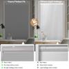 BERISSA Cordless Blackout Top Down Bottom Up Cellular Shades,Honeycomb Blinds Fabric Window Shades,Thermal Insulation Cellular Blinds,UV Protection Easy Install.Blackout-Gray,44" W x 78" H. view 2