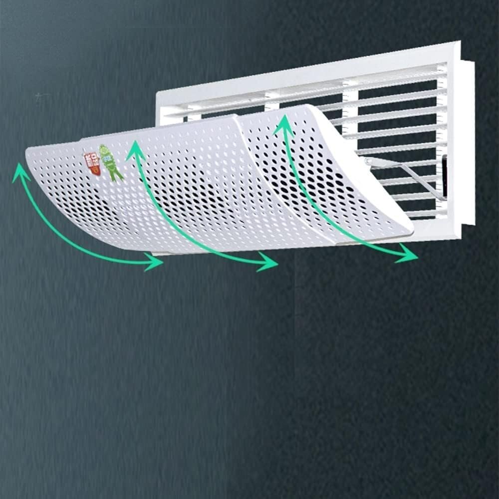 CukUJH Length- and Angle-Adjustable Air Conditioning Deflector Air Vents Air Protection, Air Deflector Windscreen
