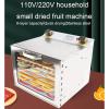 5/6 Layers Automatic Fruit Dryer Dried Fruit Machine Food Dehydrator Commercial Household Vegetable Herbal Flower Tea,6Layers view 2