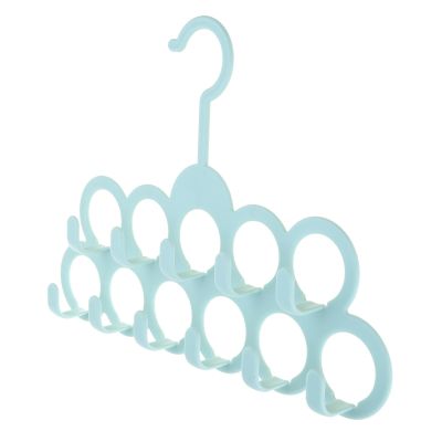 XUYUH Multiple Hooks 11Holes Clothes Tie Belt Shawl Scarf Hanger Display Holder Closet Organizer Hook