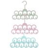XUYUH Multiple Hooks 11Holes Clothes Tie Belt Shawl Scarf Hanger Display Holder Closet Organizer Hook view 3