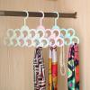 XUYUH Multiple Hooks 11Holes Clothes Tie Belt Shawl Scarf Hanger Display Holder Closet Organizer Hook view 4
