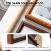Axeman 12x16 Wood Frame - 12 x 16 Picture Frame with Real Glass - Natural Ash Wood Photo Frame for Wall Mount Display view 3