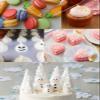 6 Pcs Large Round Piping Tips Set,1A 2A 3A R16L R18L R22L Plain Pastry Tube-Perfect for Macarons, Cake,Cupcake & Cookie Decorating view 2