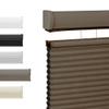 BERISSA Cordless Blackout Top Down Bottom Up Cellular Shades,Honeycomb Blinds Fabric Window Shades,Thermal Insulation Cellular Blinds,UV Protection Easy Install.Blackout-Brown,73" W x 72" H. view 1