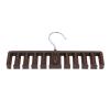 10 Slots Belt and Scarf Organizer Sturdy Plastic Closet Space Saving Belt Rack (Brown) view 1