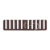 10 Slots Belt and Scarf Organizer Sturdy Plastic Closet Space Saving Belt Rack (Brown) view 3