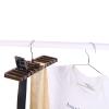 10 Slots Belt and Scarf Organizer Sturdy Plastic Closet Space Saving Belt Rack (Brown) view 4