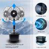 Outdoor Misting Fan With 11 Gallon Tank 25.6in/30in Industrial Fan 3 Cooling Speeds Cooling Fan For Patio, Outside Restaurant, Garage, Gym, Factory Workshop(30in) view 4