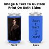 1000 Pack Custom Slim Can Coolers Sleeves Bulk Personalized Insulated Neoprene Can Cooler Drink Holder with Logo Image Text for Wedding Birthday Bachelor Party Favors view 3
