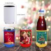 1000 Pcs Custom Christmas Can Cooler Bulk Personalized Logo, Photo or Text Insulated Beer Drink Bottle Sleeves for Friendsgiving Thanksgiving Christmas Party Decorations Supplies Favors view 2