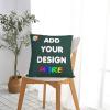 PVJIEMS Personalized Photo Pillowcase Customize Square Throw Pillow Cover with Pet Image Logo Text for Living Room Sofa Couch Bed Chair Office Car Homestays Decorative,Teal,22x22 view 3