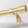 Extra Long Curtain Rods for Windows 32 to 240 Inch, 1 Inch Gold Heavy Duty Curtain Rods for Patio, Farmhouse, Bedroom, Living Room, Adjustable Metal Drapery Rod (A2,Gold,32"-240") view 1