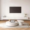 LAKIQ Modern Floating TV Media Stand with Drawers Wall Mounted Entertainment Center TV Console with Storage for Living Room Bedroom (Wood Top, Grey Color - 79" L x 8" W x 9.5" H) view 4