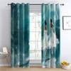 Ballet Girl Curtains, Abstract Blackout Curtains for Bedroom, Thermal Insulated Room Darkening Grommet Drapes for Living Room, Window Treatments, 63 Inch Curtains 2 Panel Set - K&W79 view 2