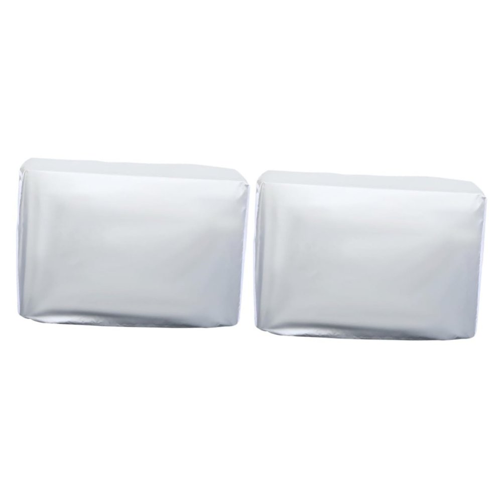 Cabilock 2pcs Cover Air Conditioner Cover and Weather- for Outdoor Units Provides against and Debris