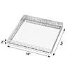 Butler Specialty Company Cleo Square Serving Tray - Polished Silver view 4