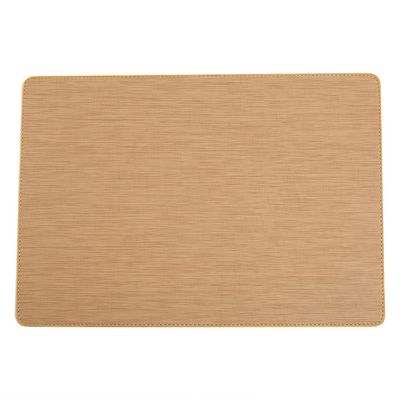 5 Pcs Double Sided Kitchen Placemat Tableware Mat Heat Insulation Leather Available Hot Pad Kitchen Accessories (Color : E)