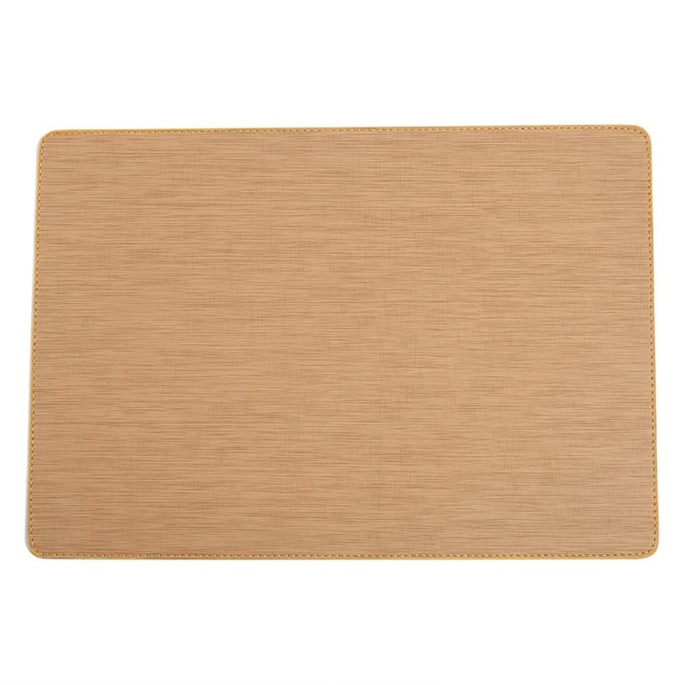 5 Pcs Double Sided Kitchen Placemat Tableware Mat Heat Insulation Leather Available Hot Pad Kitchen Accessories (Color : E)