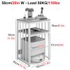 ZAQYCM 2-Tier Storage Rack Above The Sweeping Robot, 24in Tall Robot Vacuum Stand/Nightstand for Bedroom/Living Room/Home Office/Dorm Room/Hallway Entryway(#2,55x40x80cm/21.6x15.7x31.5in) view 2